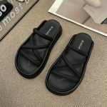 Mood 2024 suvised lamedad sandaalid naiste sussid Naiste spordijalatsid esmaklassiline mugav stiil 35 beež