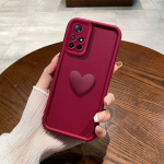 25 15 55 35 armas Love Heart silikoon&uuml;mbris Samsung Galaxy A55 A35 A25 A15 A05S 4G 5G S24 Plus Ultra Women matt tagakaas Samsung A55 5G&Silicone Case