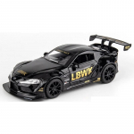 1/22 Diecast Sulamist Mudelauto Miniatuur Toyota Supra V&otilde;idus&otilde;idu Metallist Sportauto Metallist Kogutav Lastele Kingitused Kuumad M&auml;nguasjad M&auml;nguasi Poistele must