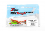 Zman Soft Lure StreakZ 3,75 tolli 6 / pakk Nuked Chicken Glow (3663)