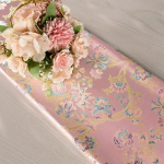 100 cm žakaarkoe seinavaip satiin kangas siid Helu Tongchun sileda tekstuuriga ripatslaulu d&uuml;nastia brokaat Cheongsam Hanfu 1 Metre