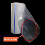 1kg PE kuum&uuml;henduskile Mineraalvee joogipakenduskile Paksenenud Rebenemiskindel Plastpakend Silindrikiled Kokkut&otilde;mbuv kott Toru tube width 20cm