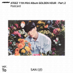 ATEEZ 11. minialbum Golden Hour Pt.2 To Diary For Ver Photocard Postkaart San - To Postcard