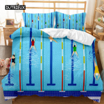 Spordi Voodipesukomplekt Taekwondo Kaitsetehnikad Spordipraktika Voodipesu Aikido Karate Judo Queen King Pol&uuml;ester Tekikott EU single(135x200cm)