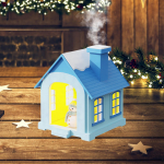 500 ml Air Humidifier Personal Desktop Snowman House Decor Portable for Kids roosa