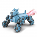 Uus 2,4G Rc Robot Dog 360-kraadine Drift Stunt Spray kaugjuhtimispuldiga autom&auml;nguasi, mis sobib poistele ja t&uuml;drukutele, lastele k&otilde;rge v&auml;&auml;rtusega kingitus elektrooniline lemmikloom sinine