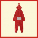 Laste S&uuml;gis-Talv Kapuutsiga Teletupsud Koomiks Anime Onesie Poisid ja T&uuml;drukud Flanellist Koduriietus 100 punane