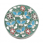 Kokkupandav koti k&auml;ekoti konks rahakoti kandekott lillekujuline metallist koti laua riidepuu hoidja roheline