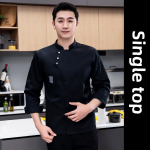 Toitlustusk&ouml;&ouml;gi Kokandus&uuml;likond Pizzaiolo Koka Vormiriietus Restorani Koka Jakid Pagarit&ouml;&ouml;koja Kohviku Kelner Kelnerit&ouml;&ouml;riided 4XL valge