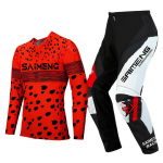 motokrossi k&auml;igukomplekt lastele 4 5 6 7 8 9 10 11 12 13 aastat Noor laps Mootorrattapoiss t&uuml;druk Jersey Pant Kits v&otilde;istluskost&uuml;&uuml;m Off-road Enduro MX MTB M-22