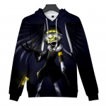 5 v&auml;rvi m&otilde;rvadroonid Anime kapuuts Lipsuv&auml;rv kapuuts T&auml;navar&otilde;ivad Multitr&uuml;kiga kapuutsiga dressipluus Mehed Naiste Cosplay Spordipullovers XXS