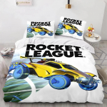 Rocket League voodipesukomplekt Tekikate &Uuml;heinimese Twin T&auml;is Suur Queen King Suurus Auto Rocket League Voodikomplekt Poiste Magamistuba Tekikate 70x133cm 2pcs
