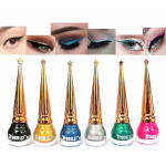 M&auml;&auml;rdumiskindel vedel glitter-silmalaineri komplekt, 6 tk Set of 6