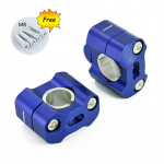 Honda TRANSALP XL 600 650 700 V XL700V XL650V CNC alumiiniumist 22mm 28mm juhtraua p&uuml;stikute adapteri jaoks maastikul mootorratta kangi klambrid h&otilde;be