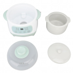 200 W 1L aeglane pliit keraamilise sisemuse poti ajastusega Roheline &uuml;htlane soojendus Elektriline aeglane hautis L