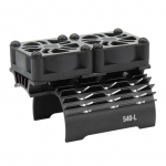 36 mm RC mootori ventilaatori jahutusradiaator 28000 RPM 8,4 V kahe ventilaatoriga RC harjadeta mootori jahutusradiaatori kate