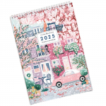 2025. aasta reiside kontrollnimekiri Kalendri Twin-Coil K&ouml;itmine 2025. aasta igakuine kalendriplaneerija 12 kuud alates jaanuarist 2025 kuni detsembrini 2025