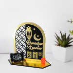 Ramadani advendikalender islami moslemi tahvel mantli seina akna jaoks must