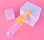 Lutipudeli pigistamine silikoon vasts&uuml;ndinu treenimine riisilusikas imikute teravilja toidulisandite s&ouml;&ouml;tja ohutu lauan&otilde;ud t&ouml;&ouml;riistad sinine