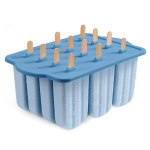 Leeseph Popsiclesi vorm, korduvkasutatav, kergesti vabastatav silikoonist omatehtud j&auml;&auml;masin, 50 paprikapulgaga vormialused, suvekingid