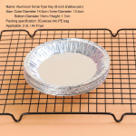 50 tk &otilde;likindel alumiiniumfooliumist plekkkarbiga &otilde;hufrit&uuml;&uuml;r &uuml;hekordselt kasutatav pabervooder, mittenakkuva aurutamiskorv k&ouml;&ouml;git&ouml;&ouml;riista grilli tilkumisalus