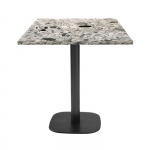 Table 70 x 70 cm - mod&egrave;le Round terrazzo cepp