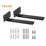 2 tk Seinale kinnitatavad kronsteinid Tugevad kandev&otilde;imelised roostekindel korrosioonikindel Lihtne paigaldada varjatud riiuliga m&ouml;&ouml;blihoidik 20cm 2pcs