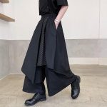 Yohji Yamamoto meeste tumedad ebakorrap&auml;rased samurai seelik-p&uuml;ksid jaapani paelastiilis XL must
