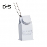 1/2Pcs Lactose And Tolerant Pill Holder Keychain Compact Carton Milk Box Design Keyring Backpacks Purses Accessories mitmev&auml;rviline