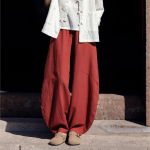 Johnature Naiste Vintage Bloomers P&uuml;ksid &Uuml;hev&auml;rvilised Patchwork Elastne v&ouml;&ouml;koht Kevadp&uuml;ksid Kvaliteetsed lahtised p&uuml;ksid L