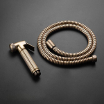 Tuqiu k&auml;eshoitav bidee pihusti Douche tualettkomplekt Antiik pronksmessing Shattaf du&scaron;ipea vaskventiilikomplekt Jet bideesegisti komplekt