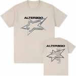 Koran Singer Album Alter Ego Graafilised T-s&auml;rgid LISA Mood Hip Hop Streetwear Unisex Suvised Puuvillased T-s&auml;rgid Meeste Naiste R&otilde;ivad M