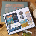 Van Goghi ja Monet' kunsti m&auml;rkmikute kinkekomplekt &ndash; loominguline retro &otilde;limaalikujundus &otilde;pilastele