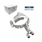 NICEDEN/ X2.5/X3.5 Magnifier Surgical Dental Loupes Power Headlight 7W LED Brightness Dental Head Lamp Medical Examination Light Lamp Aluminum Box 3.5X