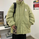 Talvine meeste pikkade varrukatega soe uus puuvillane jakk pl&uuml;&uuml;si ja paksendatud lambavilla puuvillase jopega meeste talvejope S