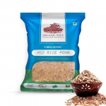 Orgaaniline punane Poha 900 g | Lamedaks pressitud punane riis | Atukulu | Chiwda | Aval | Atukulu | Avalakki, 100% orgaaniline Poha 900 grammiI Orgaaniliselt sertifitseeritud
