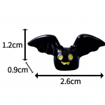 Loominguline minihalloween V&auml;rviline k&otilde;rvitsa nahkhiire pealuu minikujukesed Mikromaastik kodukaunistused lauakaunistuse kingitused