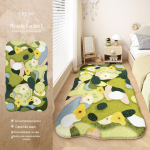 Ainulaadne metsasambla pehme vaip: Mustusekindel magamistoa ja erkeri p&otilde;randamatt s&uuml;giseks ja talveks 60x160cm - Upgraded Non-slip Cotton Base