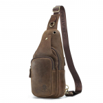 Ehtne nahast crossbody rinna-kott Meeste retro pealmine lehma nahast Meeste esiosa &otilde;lakott kohv