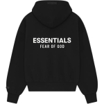 Fear of God Essentials Klassikaline lukuga pusa Jet Black Meeste Pealisr&otilde;ivad 192AS254780F L gray