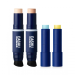 Dashu Set Stick Foundation + Change Lip Balm Warm Tone Cool Tone No. 3 [sand beige/Cool red 3.9 g