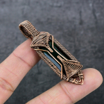 Diopside Handmade Copper Wire Wrap Jewelry Pendant 2.76 b3m79
