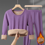 Talvised termopesukomplektid meeste naiste samettopid + pikad p&uuml;ksid mugavad nahas&otilde;bralikud elastsed tihendavad soe 2-osalised komplektid L 40-50KG