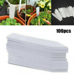100 tk Taimesildi Aia etikett Plastikust rippuv veekindel sildistamine lasteaia potimarker white