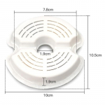 4 tk kassi purskkaevu filtri vahetusaktiivs&ouml;e vahetusfiltrid 4pcs