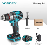 YOFIDRA 700N.m 13mm harjadeta elektriline l&ouml;&ouml;kpuur juhtmeta kruvikeeraja DIY j&auml;&auml;murdmise elektrit&ouml;&ouml;riistad For For Makita 18V 21V akule 1xBattery-EU Plug