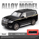 Uus 1:18 M&otilde;&otilde;tkavas Toyota Land Cruiser LC300 Sulamist Automudel Reaalsete Heli- ja Valgusefektidega Laste M&auml;nguasi Poisi Kingitus Maastur Premium Kollektsioneeritav Autohuvilistele Beats Solo must
