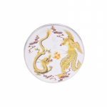 Traditsiooniline j&otilde;ukus, mille on toonud draakon ja Phoenixi m&auml;lestusm&uuml;nt 4*0.25cm h&otilde;be