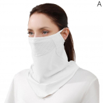 Unisex UV-kaitse v&auml;listingimustes kasutamiseks m&otilde;eldud kaelam&auml;his spordi p&auml;ikesekindel Bib Ice siidimask n&auml;o kate kaela m&auml;his kate p&auml;ikesekaitsega n&auml;osall