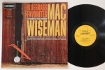 LP plaat MAC WISEMAN - Bluegrass Favorites By Master Folk HAT3039 STETSON UK Country Kasutatud